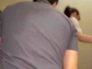 18 year old Nippon cheerleaders fuck in locker room after squirting orgasms