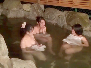Tokyo XXX: Sneaky Peeping Tom Catches Nippon Girls' Naked Bodies in Public Onsen, #Boobs #Pussy